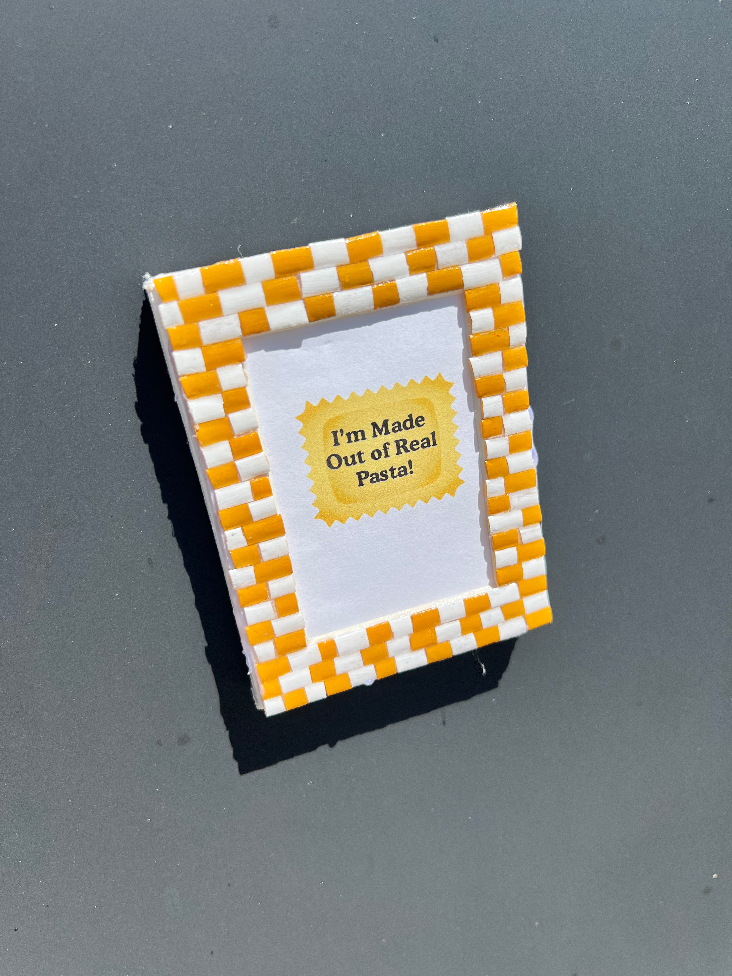 Handmade Fettuccine Photo Frame