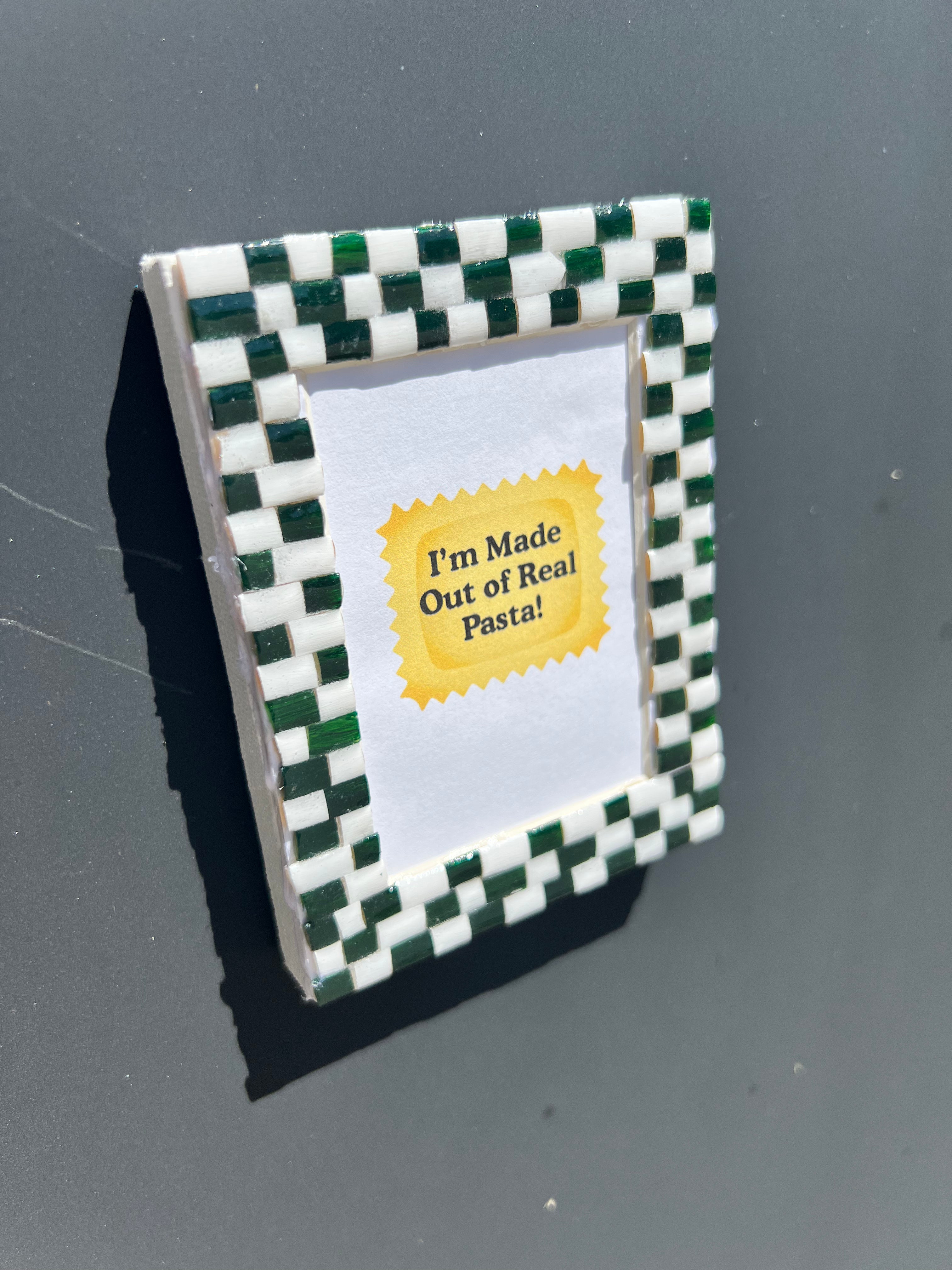 Handmade Fettuccine Photo Frame