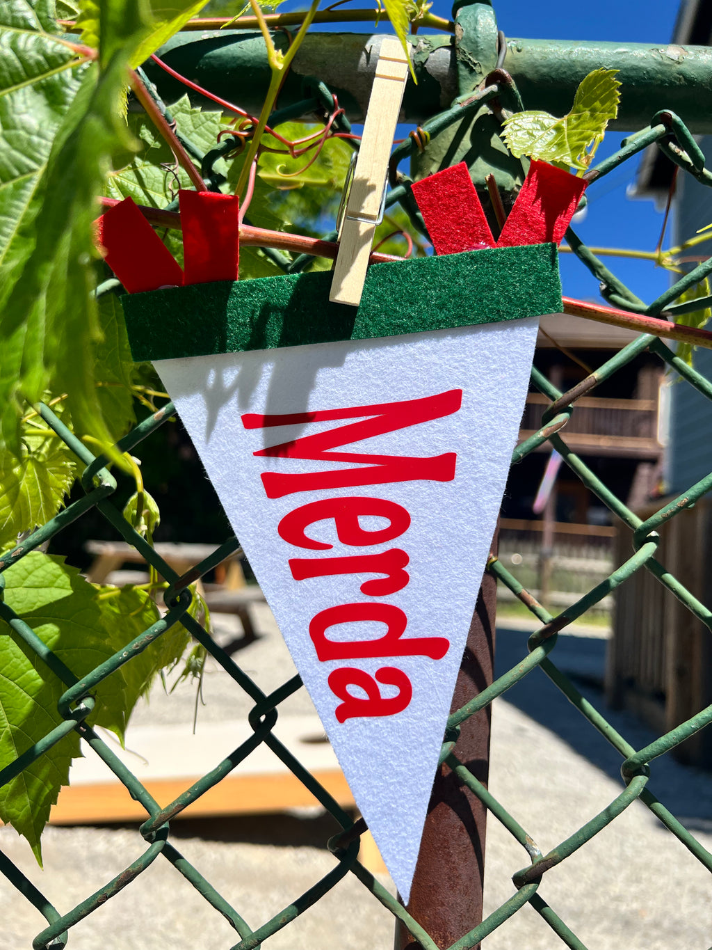 Italian Slang Pennant Flag