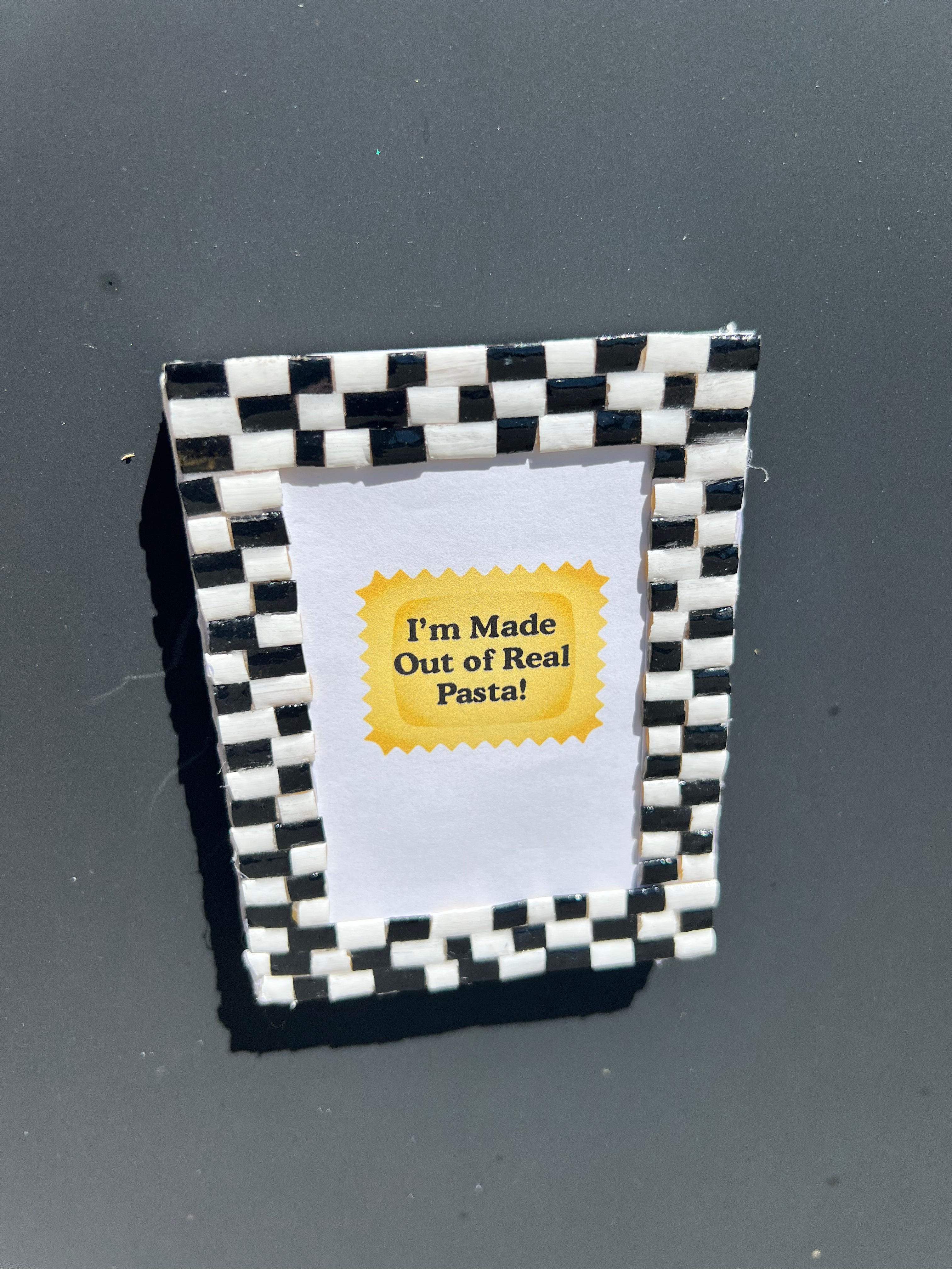 Handmade Fettuccine Photo Frame