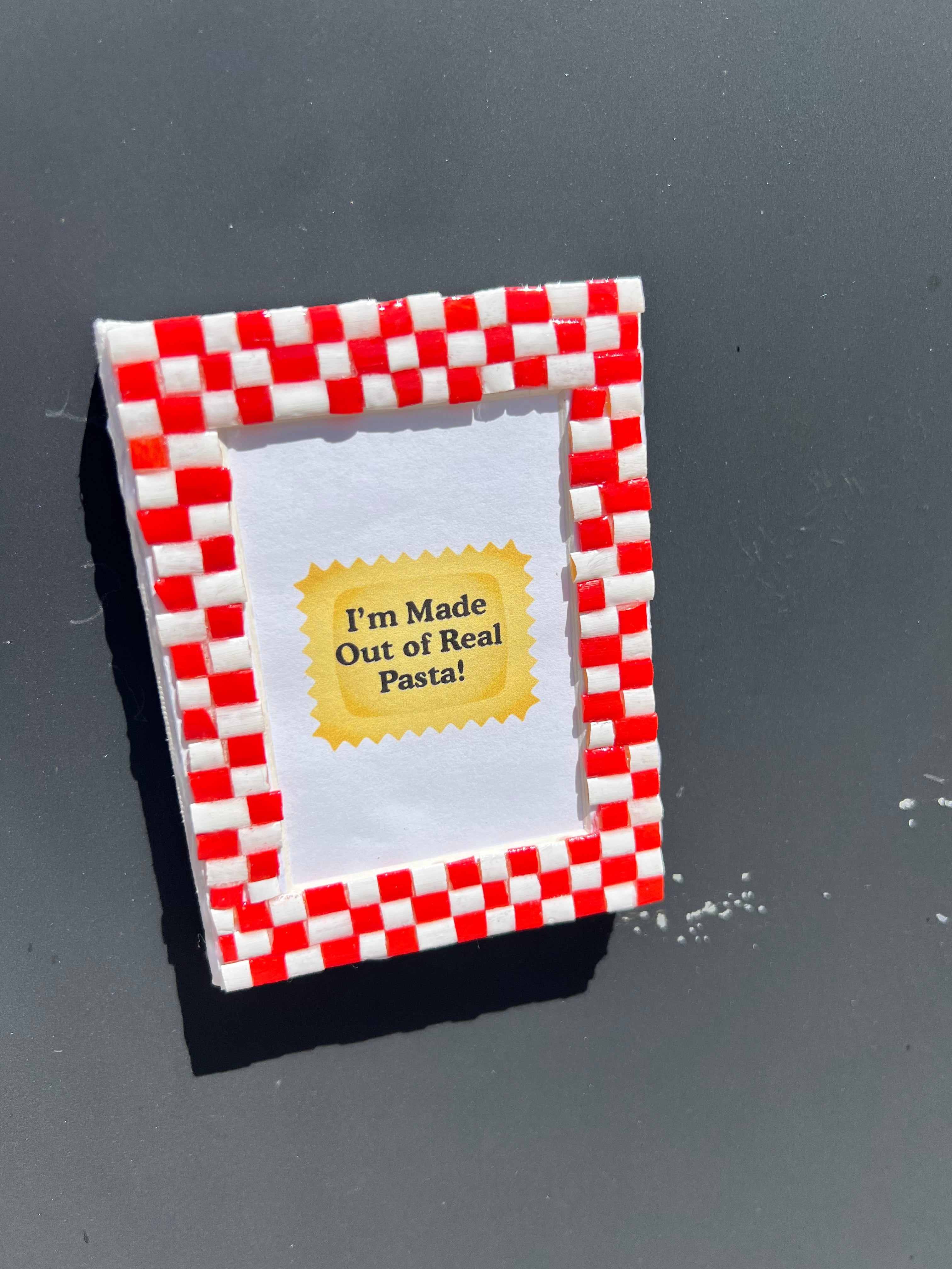 Handmade Fettuccine Photo Frame