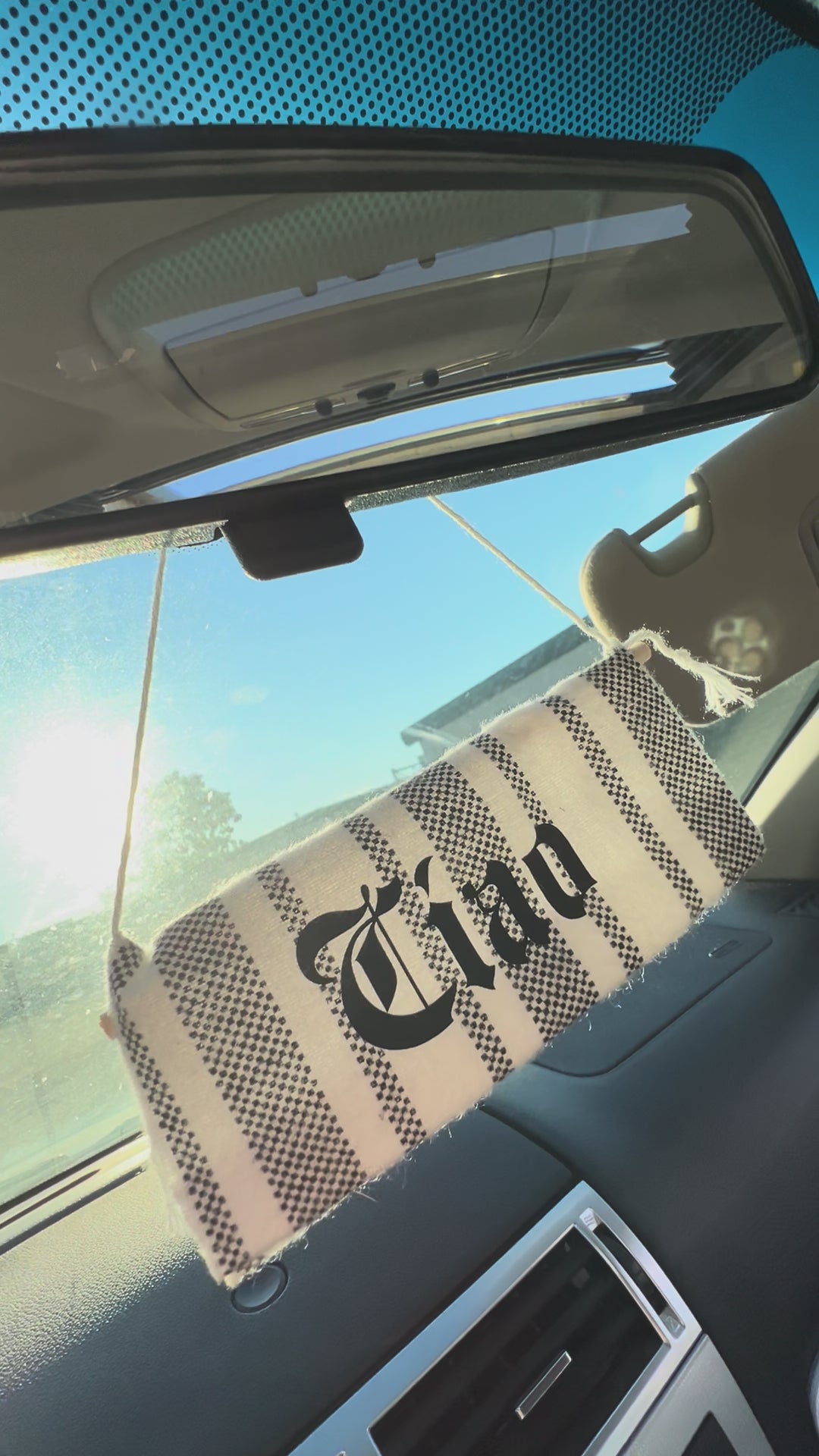 Rearview Mirror Banner